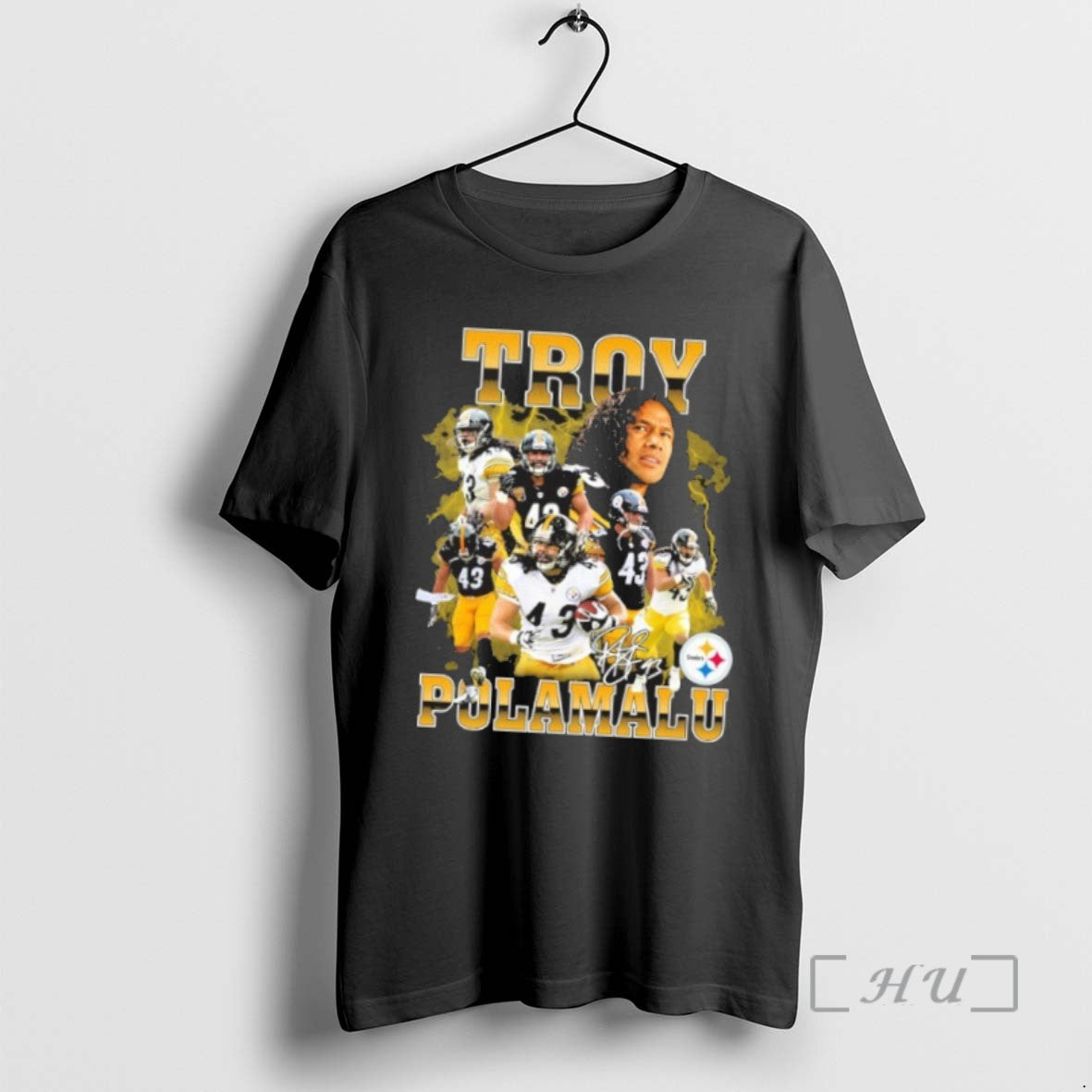 Officials Troy Polamalu Player Signature Shirts Sweater