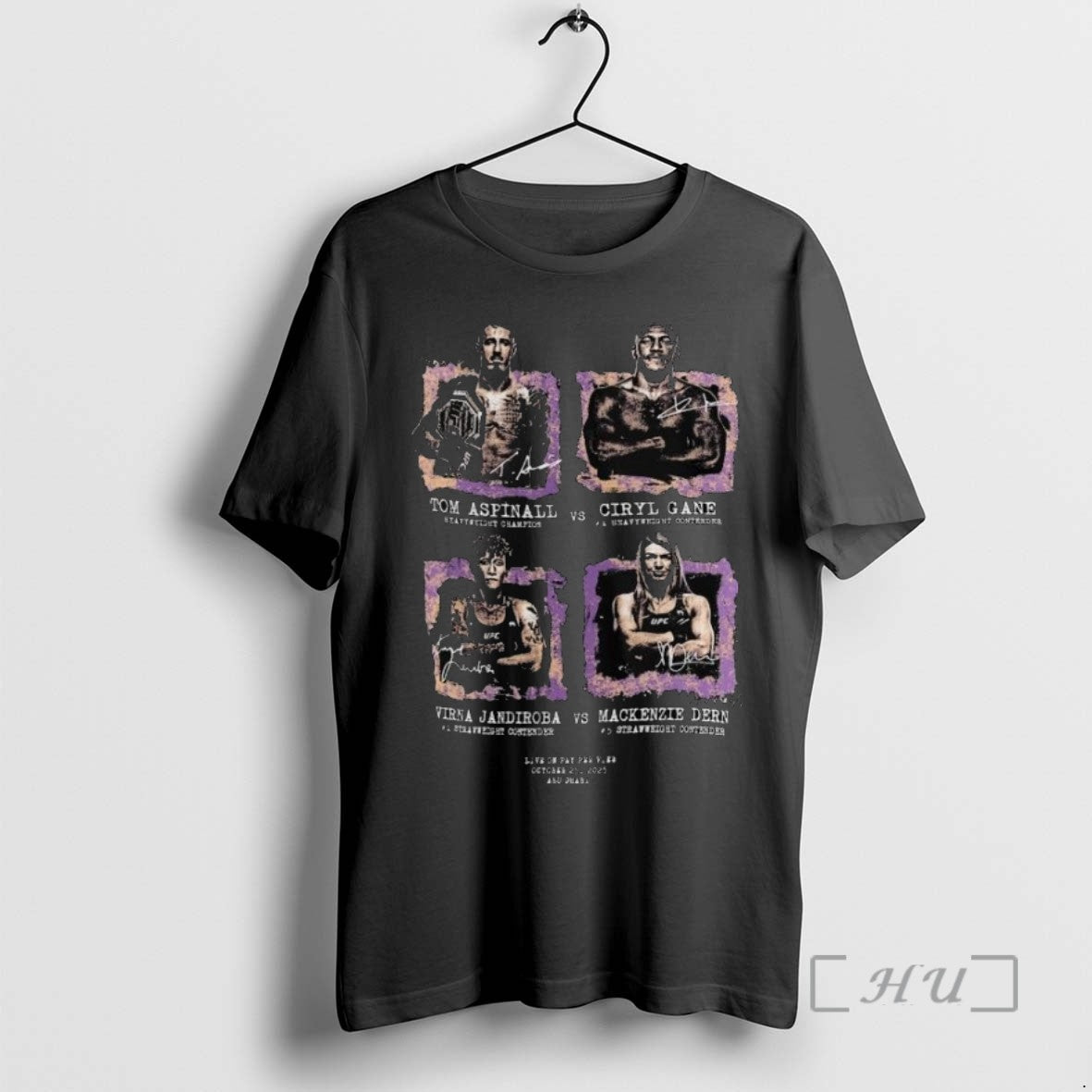 Officials Ufc 321 Matchup October 25 2025 Long Sleve T Shirt Sweater