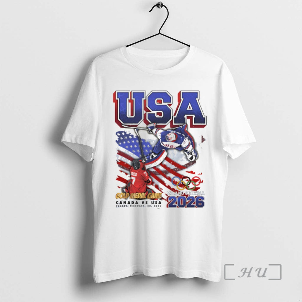 Officials Usa Hockey Gold Medal Dame Milano Cortina 2026 Paint Unisex