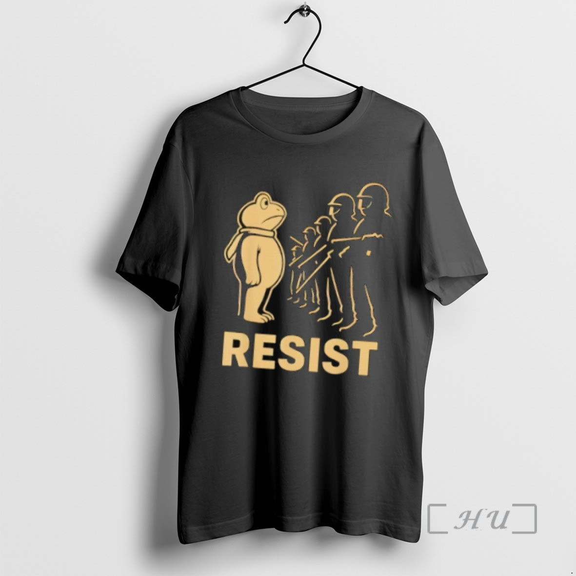 Officials Vintage Portland 2025 Resist Portland Frog Protest Tee Sweater