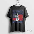 Officials We Have A Constitution Not A King Protest Flag Tee Sweater
