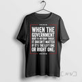 Officials When The Government Boot Is On Your Throat It Doesnt Matter Shirts Sweater