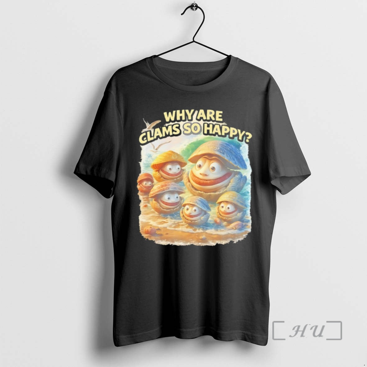 Officials Why Are Clams So Happy Art Unisex