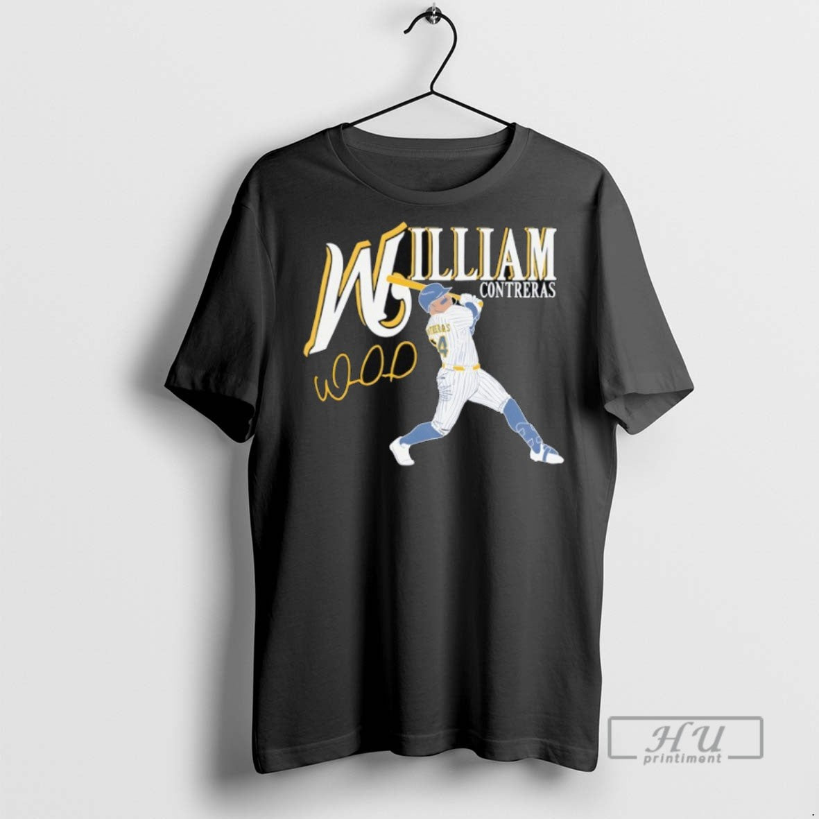 Officials William Contreras Milwaukee Brewers Baseball Mlb Signature T Shirt Sweatshirt Hoodies