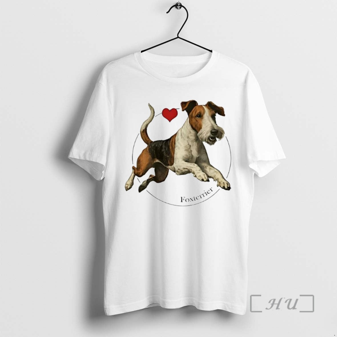 Officials Wire Fox Terrier Portrait Vintage Tee Sweater