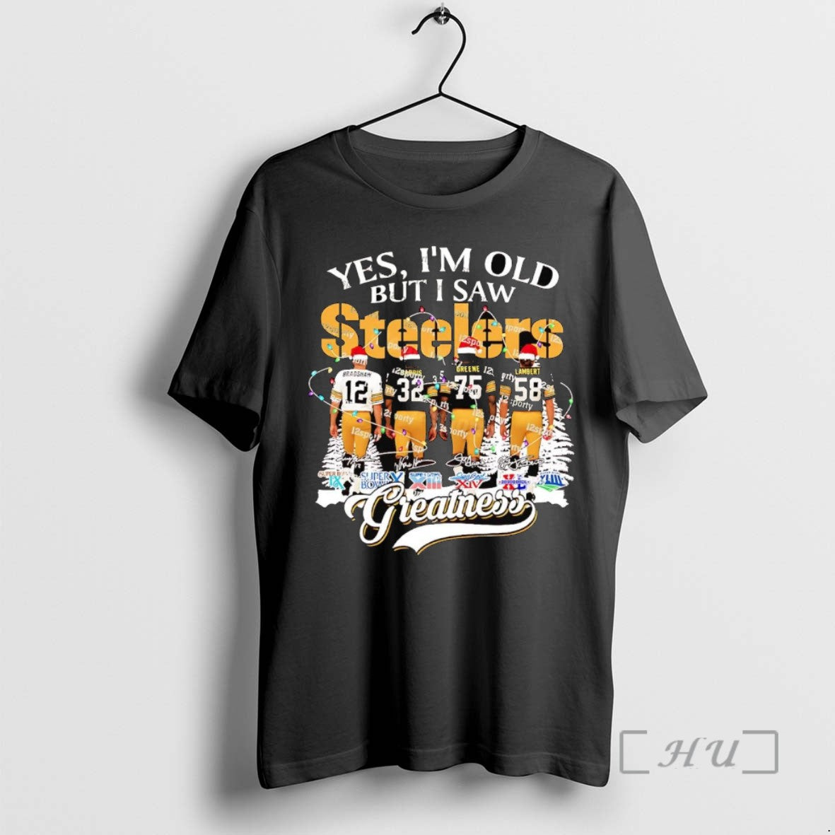 Officials Yes Im Old But I Saw Pittburgh Steelers Greatness Christmas T Shirt Sweater
