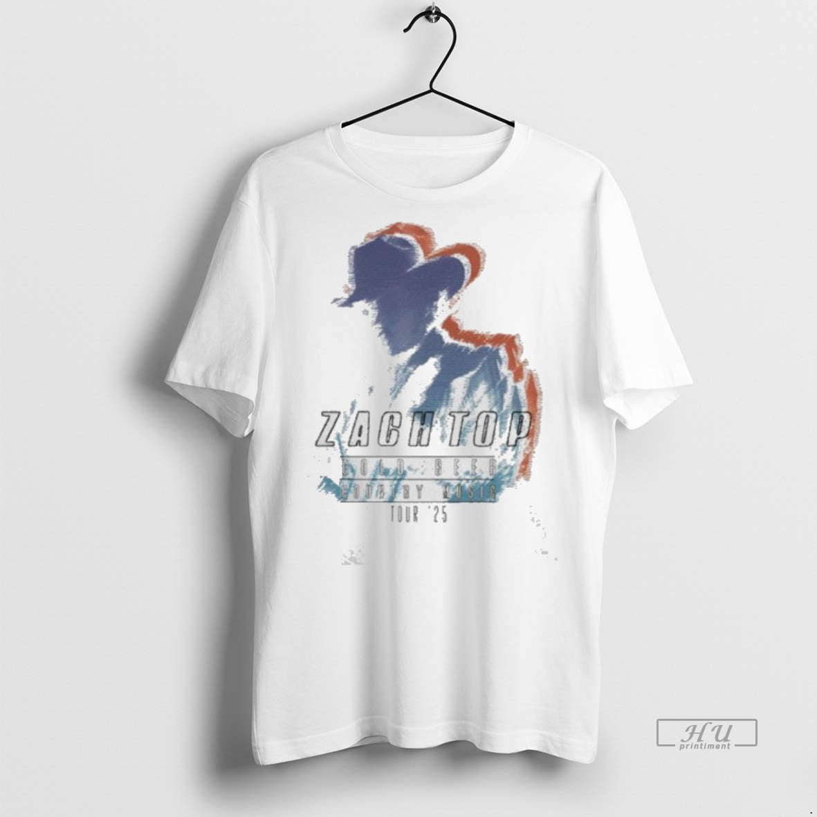 Officials Zach Top Double Zach Cold Beer Country Music Tour 2025 Tee Shirt Sweater