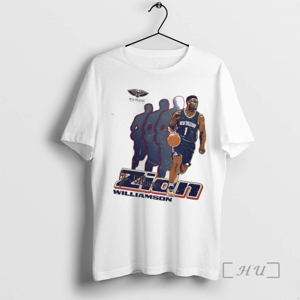 Officials Zion Williamson 1 New Orleans Pelicans Retro Signature Unisex