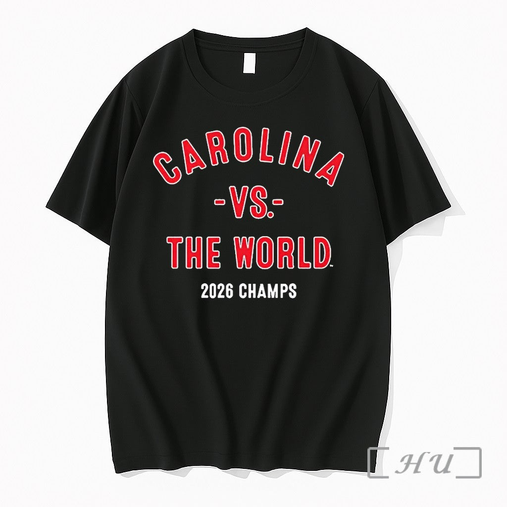 Officials Carolina Hurricanes Vs The World 2026 Champs Shirts Unisex