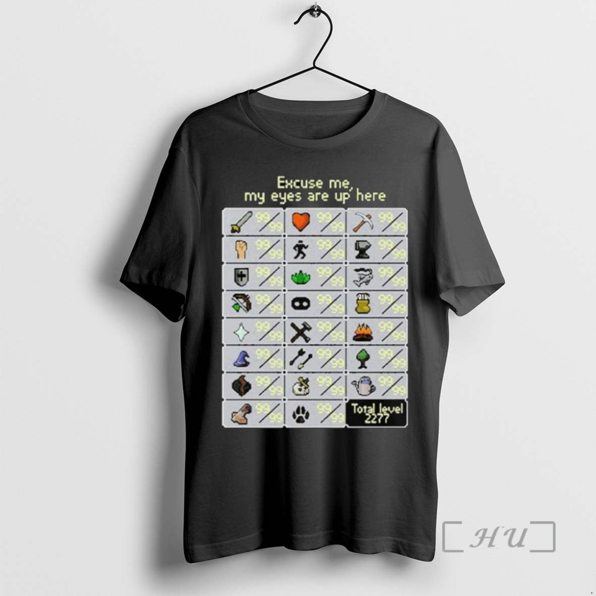 Officials Excuse Me My Eyes Are Up Here Runescape Skill T Shirt Sweater