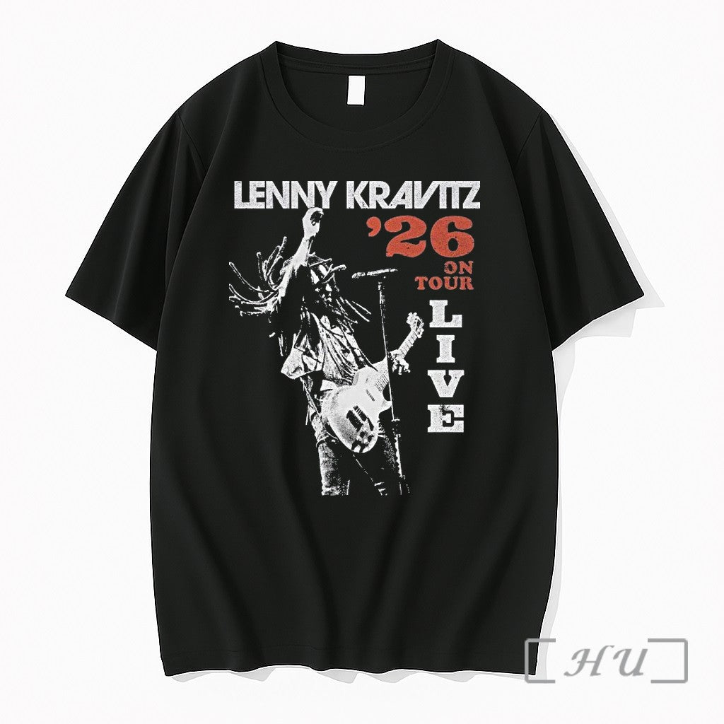 Officials Lenny Kravitz 2026 On Tour Live Premium T Shirts Sweater Jpg Unisex