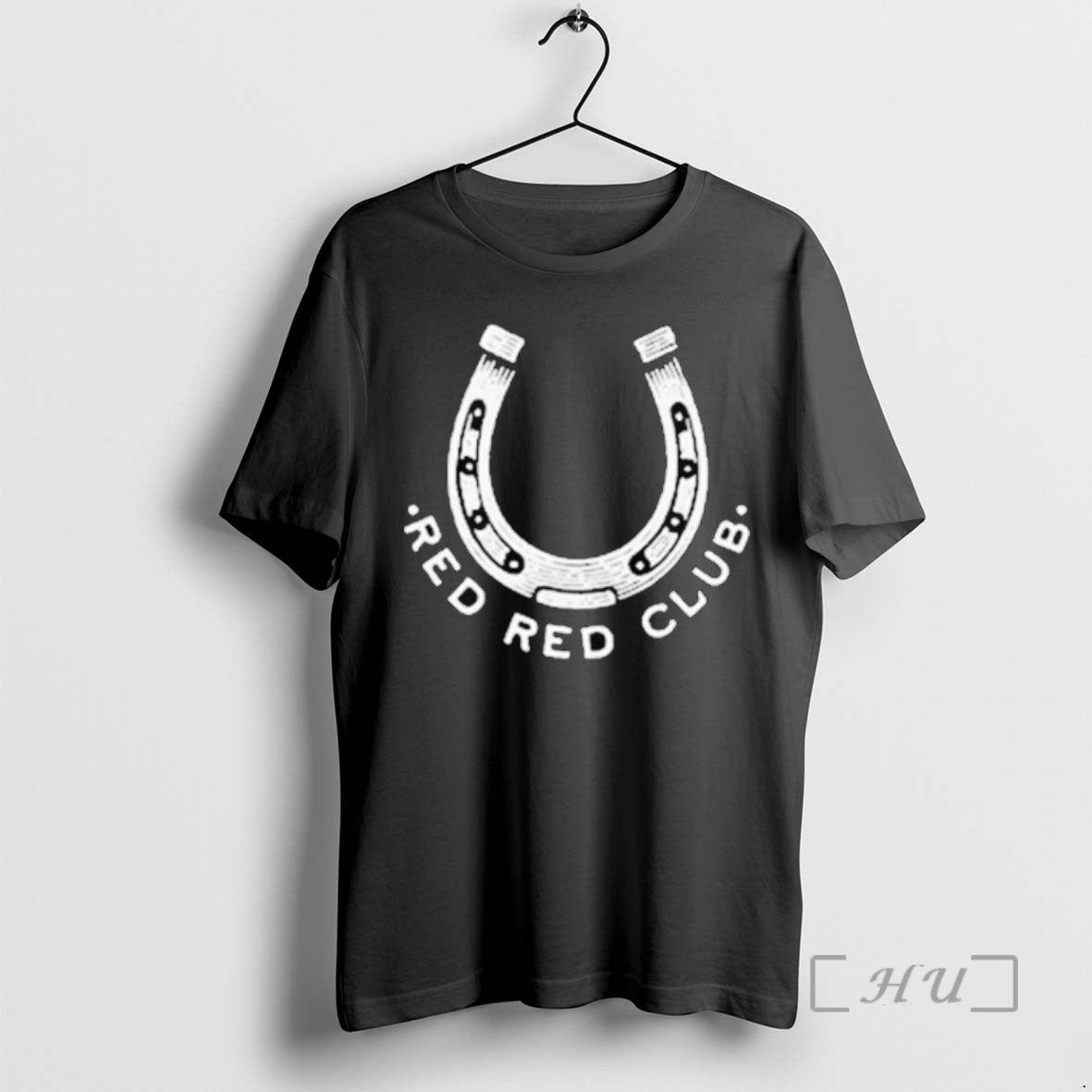 Officials Red Rum Club Horseshoe Tee Sweater