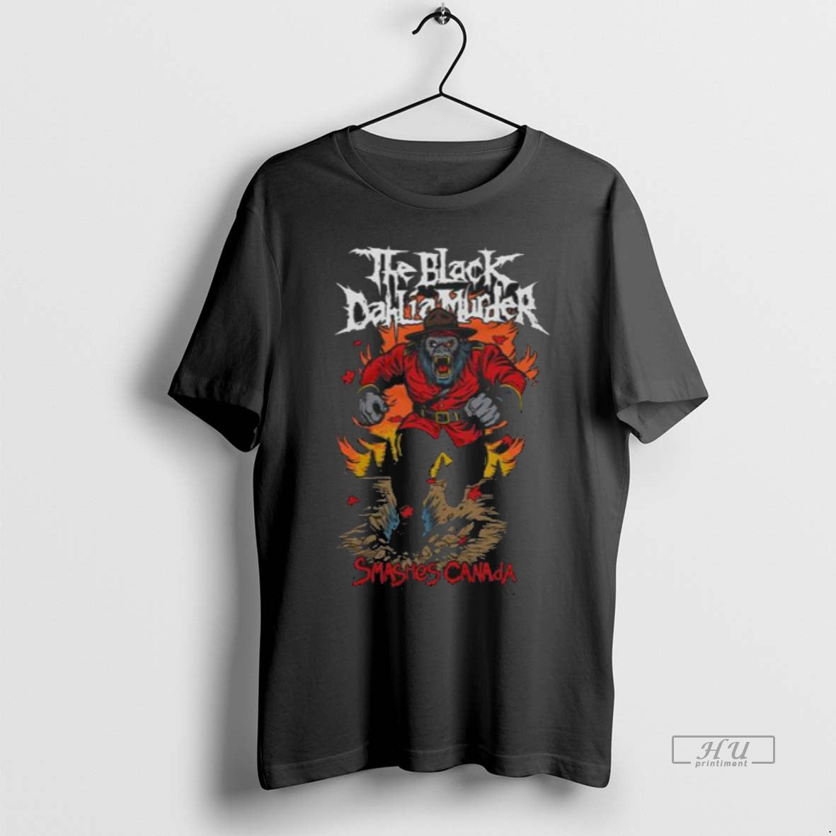 Officials The Black Dahlia Murder Smashes Canada Men Tee Shirt Sweater