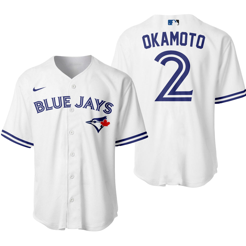 Okamoto 2 Blue Jays Baseball Jersey