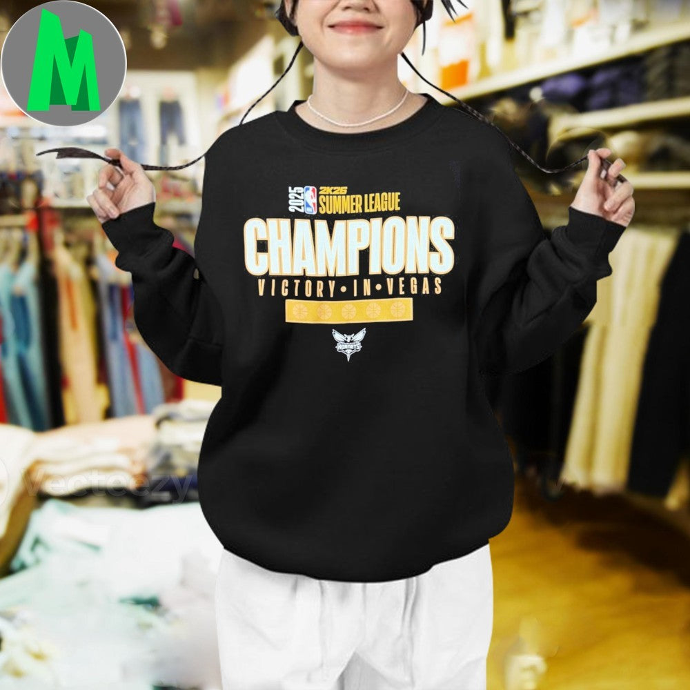 Original 2025 2k26 Summer League Champions Victory In Vegas Shirt Unisex