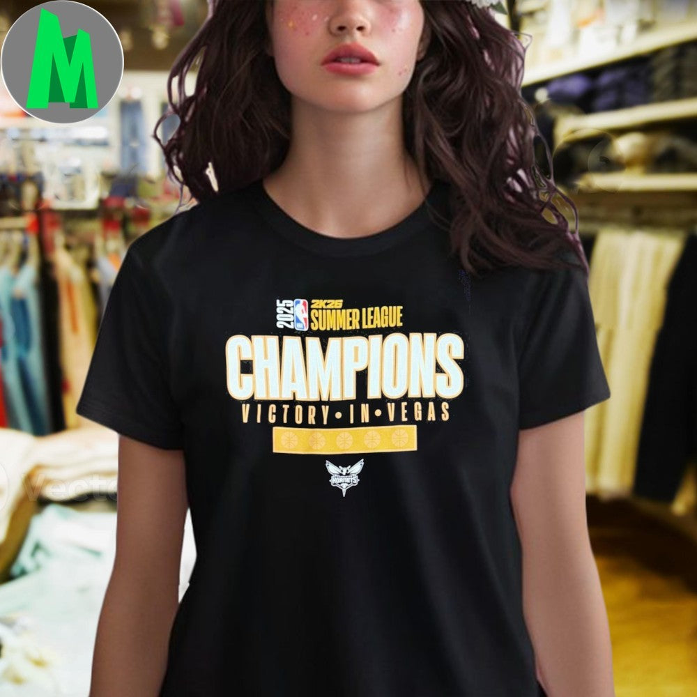Original 2025 2k26 Summer League Champions Victory In Vegas Shirt Unisex