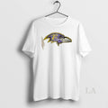 Original 2025 Baltimore Ravens Breast Cancer Awareness Logo 2 Sided