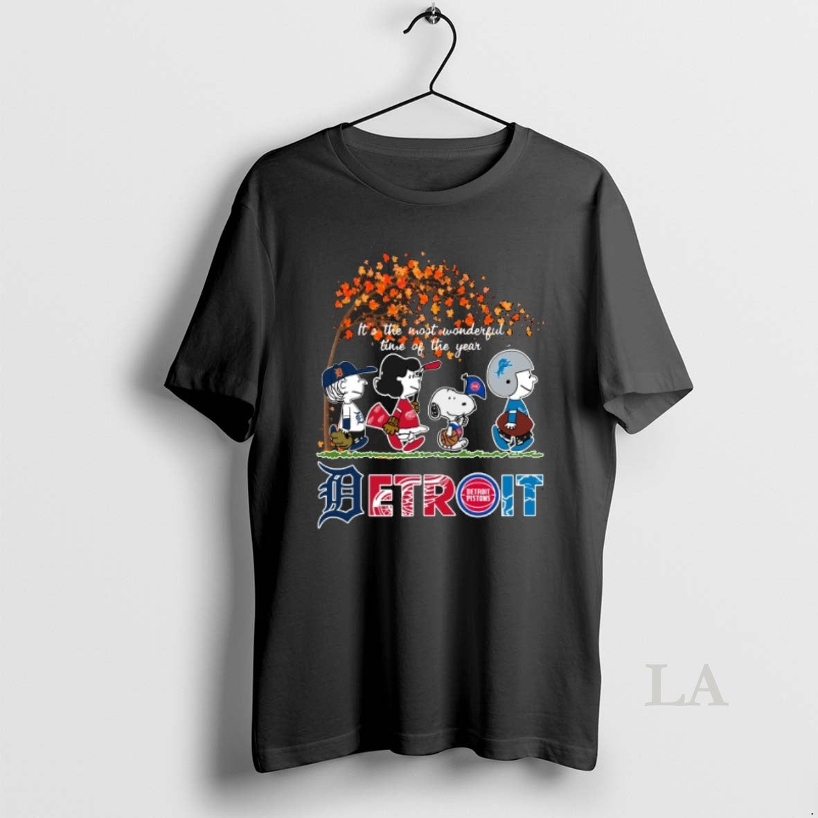 Original 2025 Detroit Sports Teams X Peanuts Characters It S The Most Wonderful Time Of