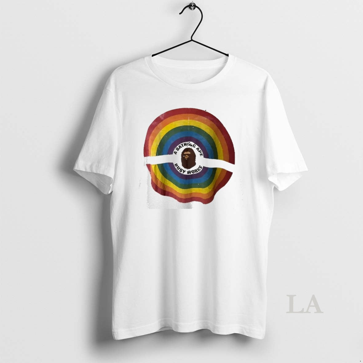 Original A Bathing Ape Busy Works Rainbow Unisex
