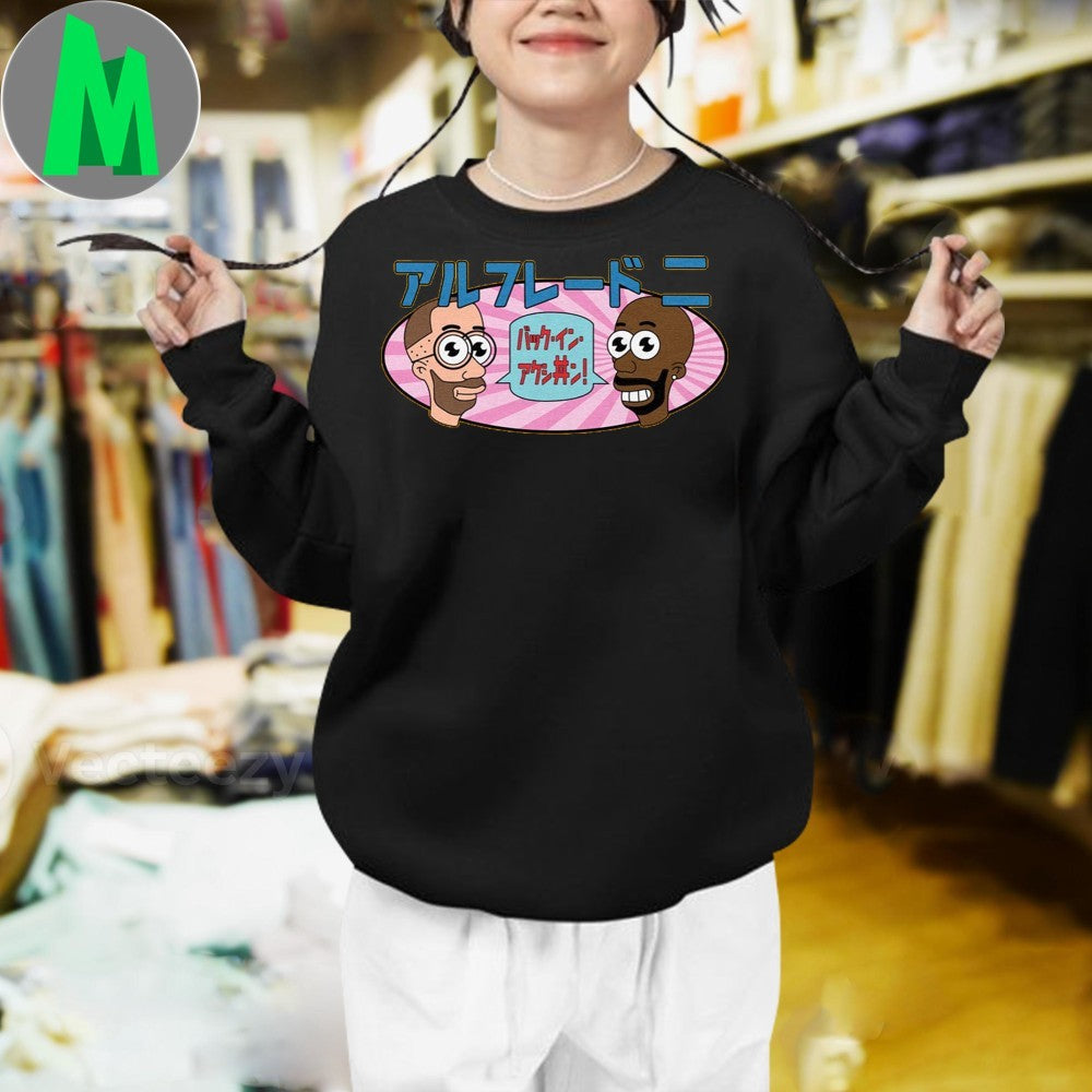 Original Alfredo & Hacking’ Japanese Caricature Shirt Unisex