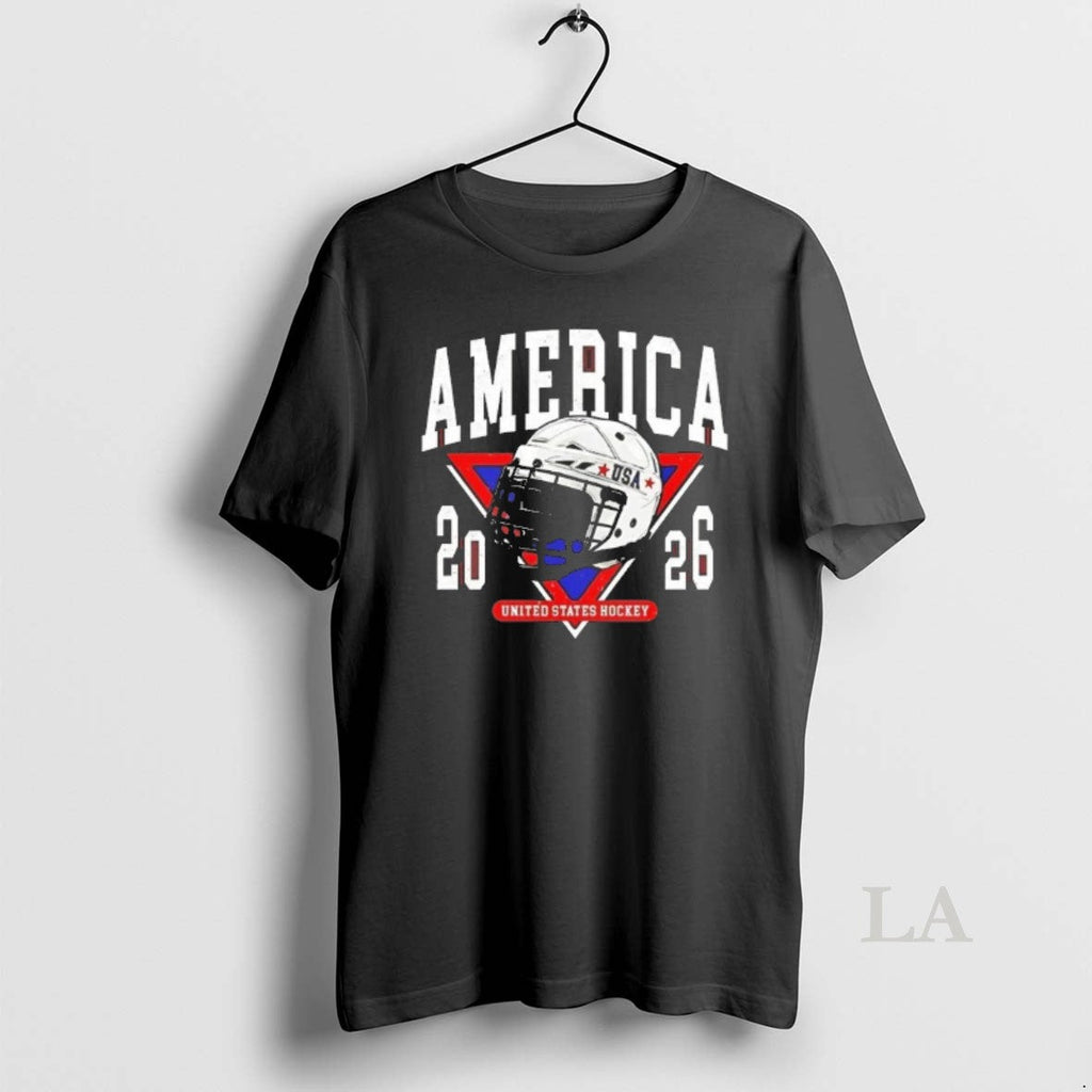 Original America United States Hockey Champions 2026 Usa Helmet Unisex