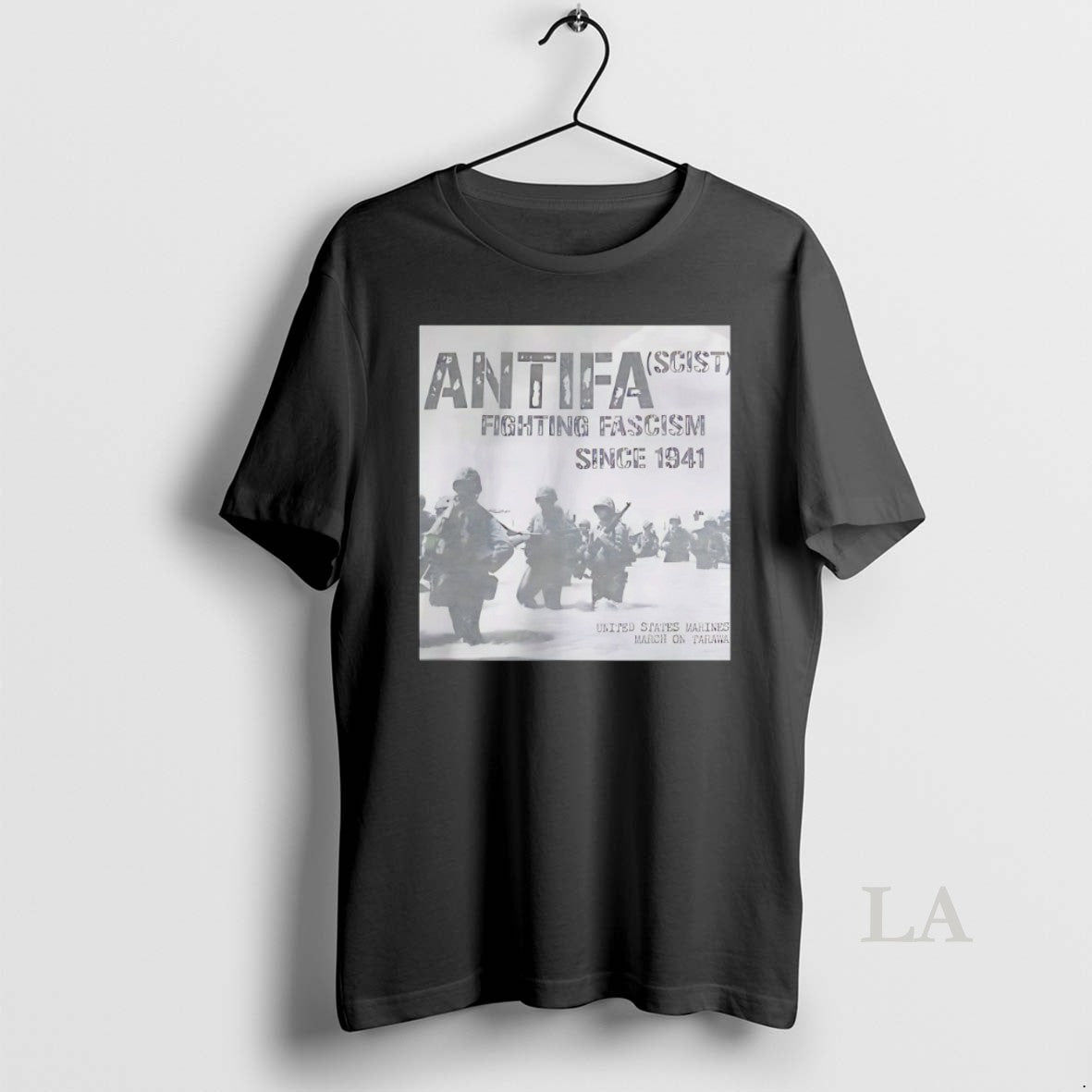 Original Antifa Scist Fighting Fascism Since 1941 United States Marines March On Tarawa