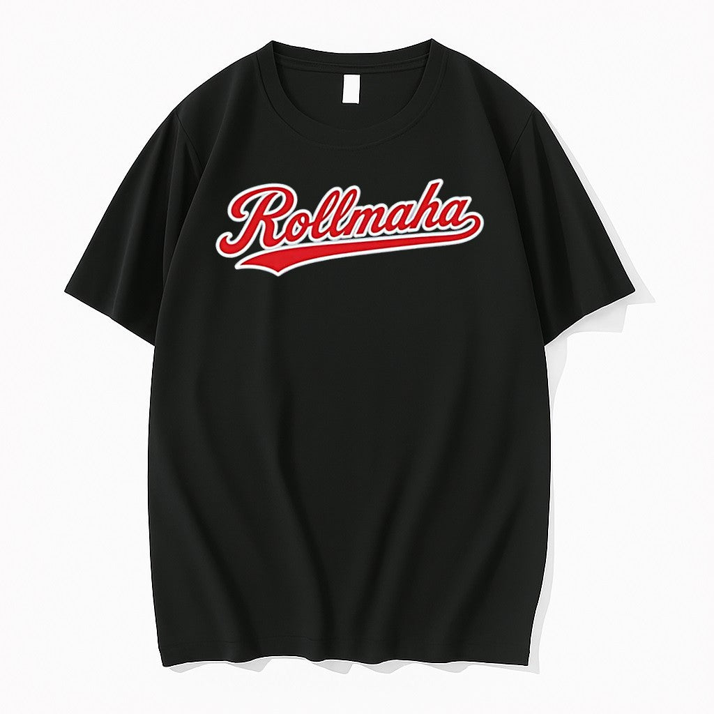 Original Apparel Rollmaha Script Logo Black Tshirts Jpg Unisex