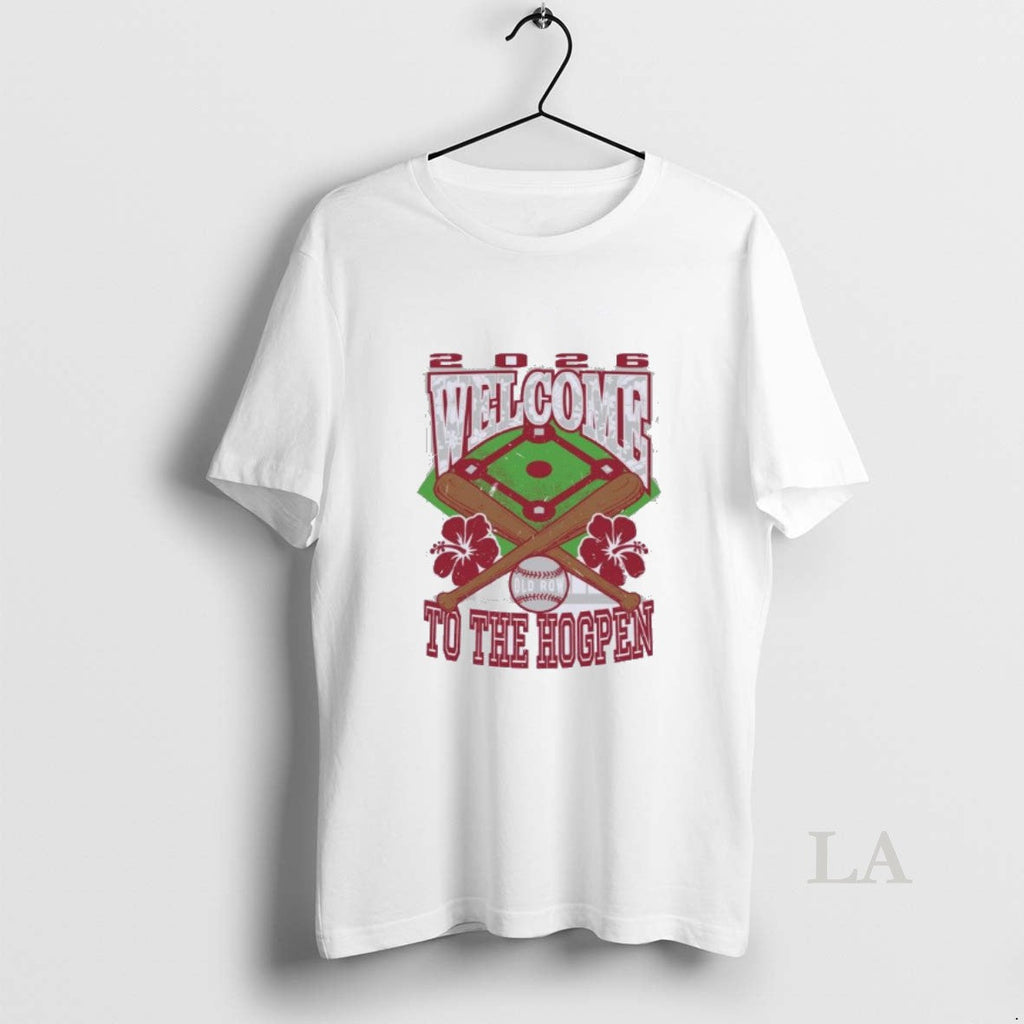 Original Arkansas Razorbacks Welcome To The Hogpen Baseball Unisex
