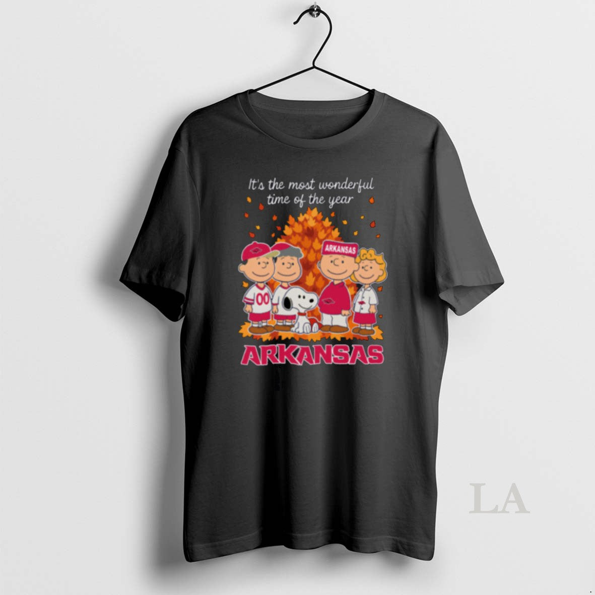 Original Arkansas Razorbacks X Peanuts Fall Its The Most Wonderful Time Of The Year
