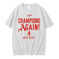 Original Arsenal Fc Celebration Champions Again Ole Ole Premier League 2026 Tshirts Unisex