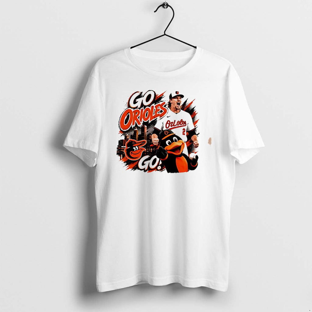 Original Baltimore Orioles Go Orioles Mascot Graphic Tee Tshirts Jpg Unisex