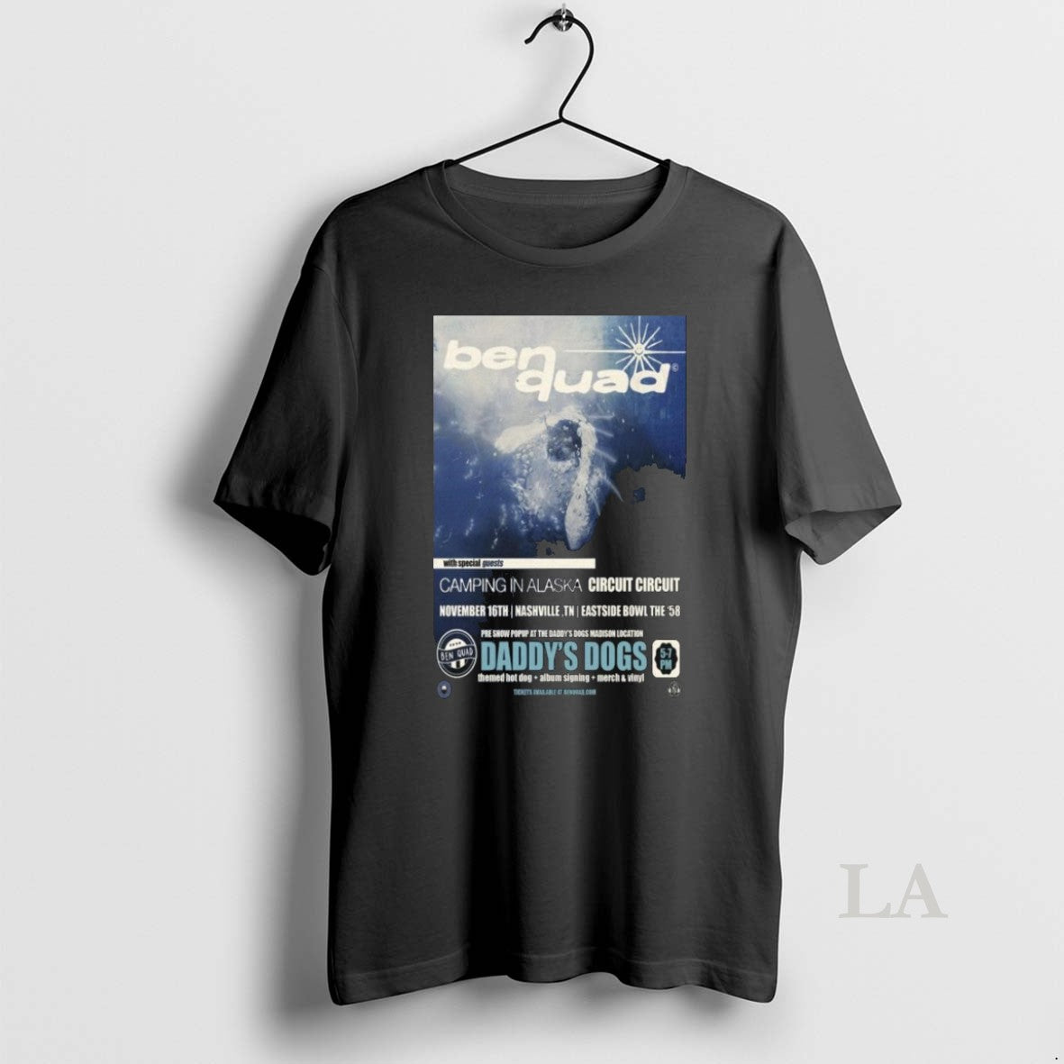 Original Ben Quad Nashville Tn November 16 2025 Concert Long Sleve