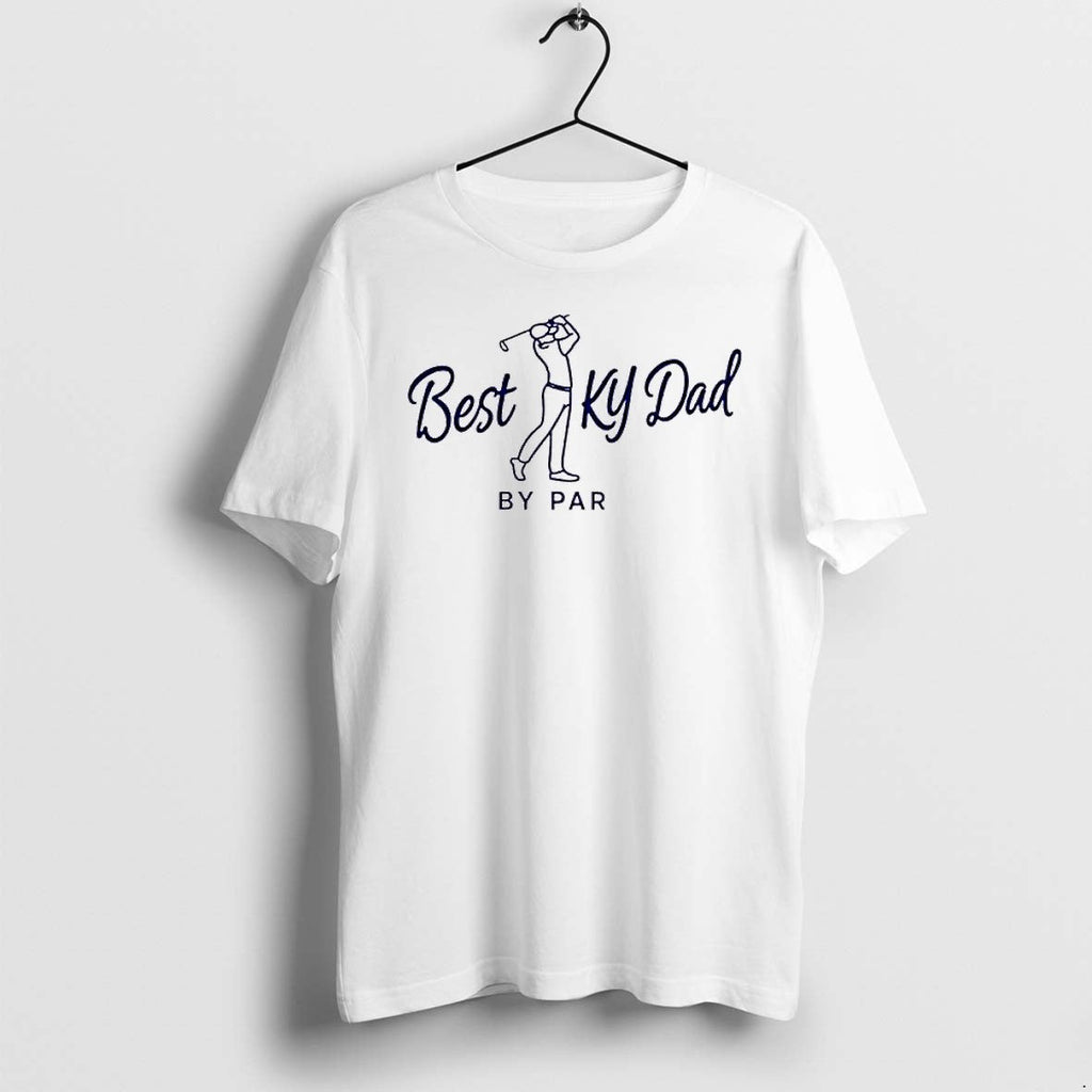 Original Best Ky Dad By Par Golf For Kentucky Fathers And Golf Lovers Gift Tshirts Unisex