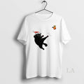 Original Black Cat Santa Hat Kick Out Orange No Kings Christmas Anti Trump