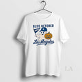 Original Blue October Ghost Dodgers Los Angeles Baseball Halloween