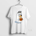 Original Bluey Halloween Ghost Bluey Pumpkin Cartoon