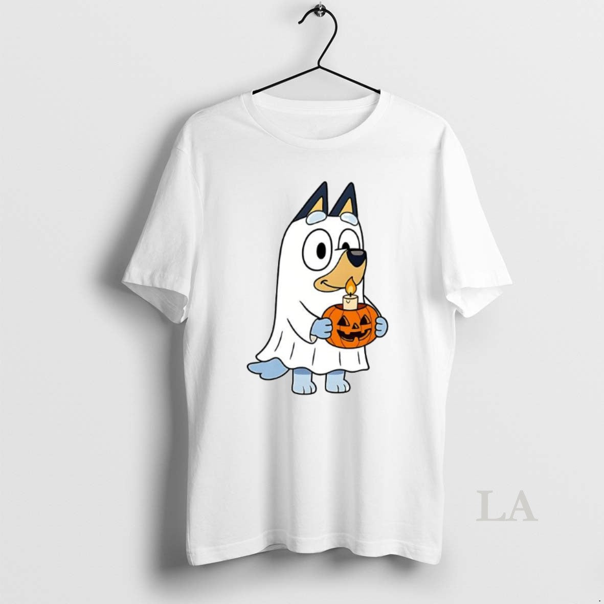 Original Bluey Halloween Ghost Bluey Pumpkin Cartoon