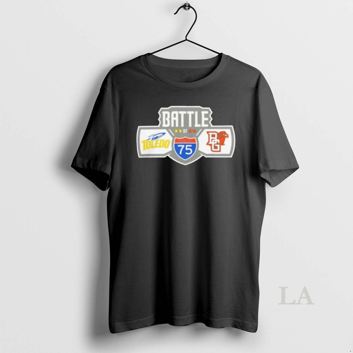 Original Bowling Green Falcons Vs Toledo Rockets Football Battle Of I 75 Logo