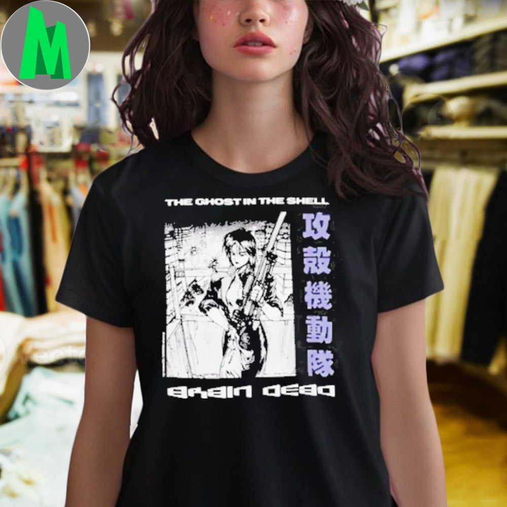 Original Brain Dead x Ghost in the Shell Anime Manga Graphic Unisex