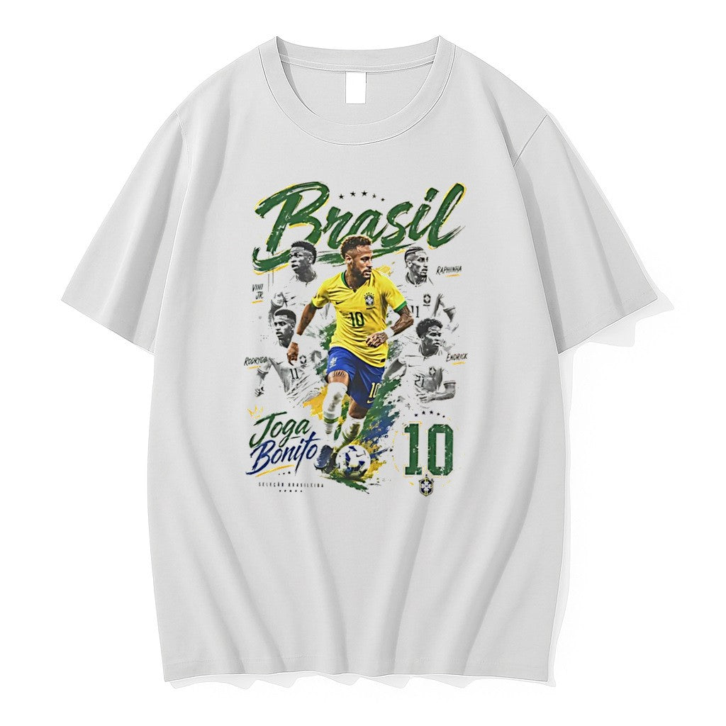 Original Brasil World Cup 2026 Neymar Jr And Teammates Graphic Tee Tshirts Jpg Unisex