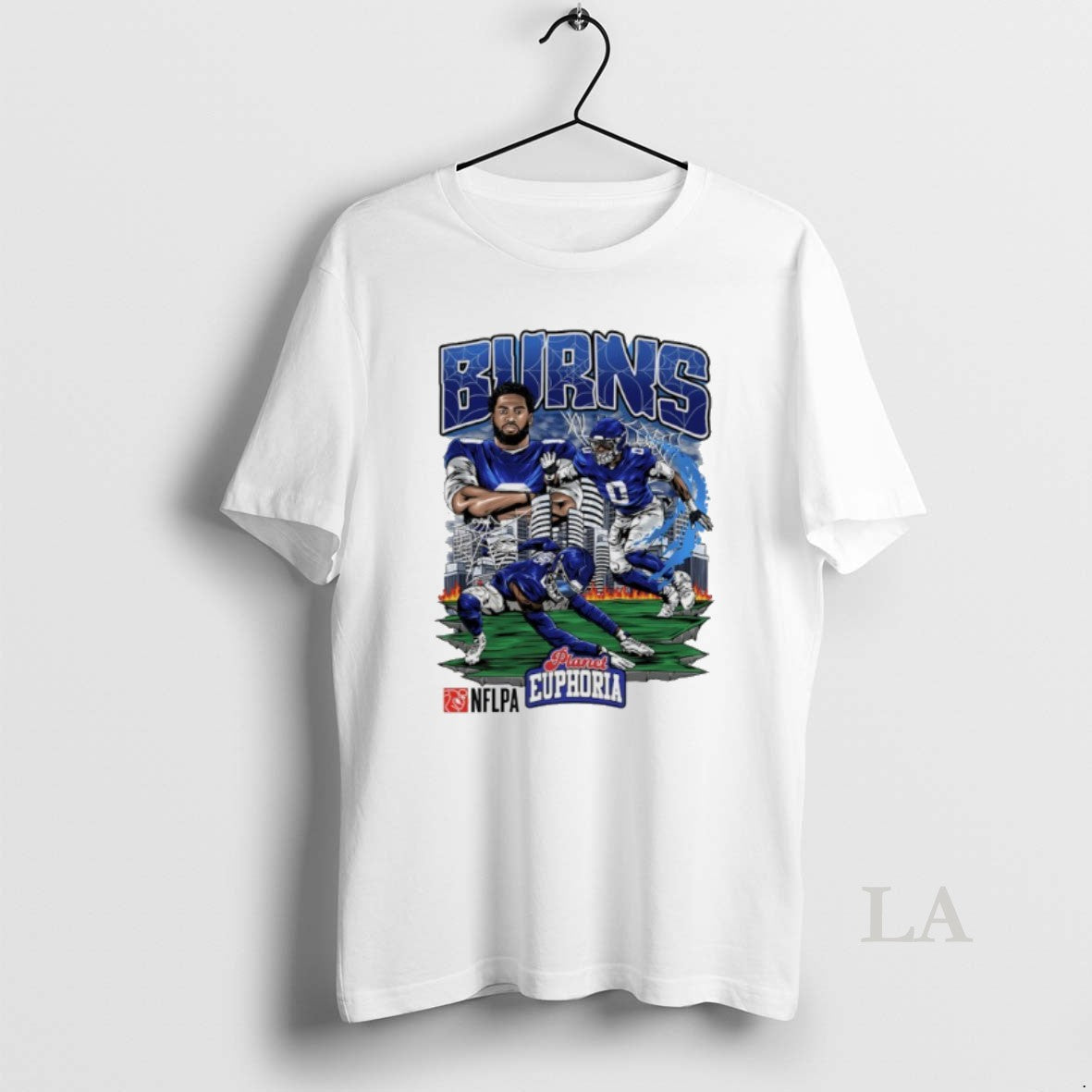 Original Brian Burns Spider New York Giants Player Graphic