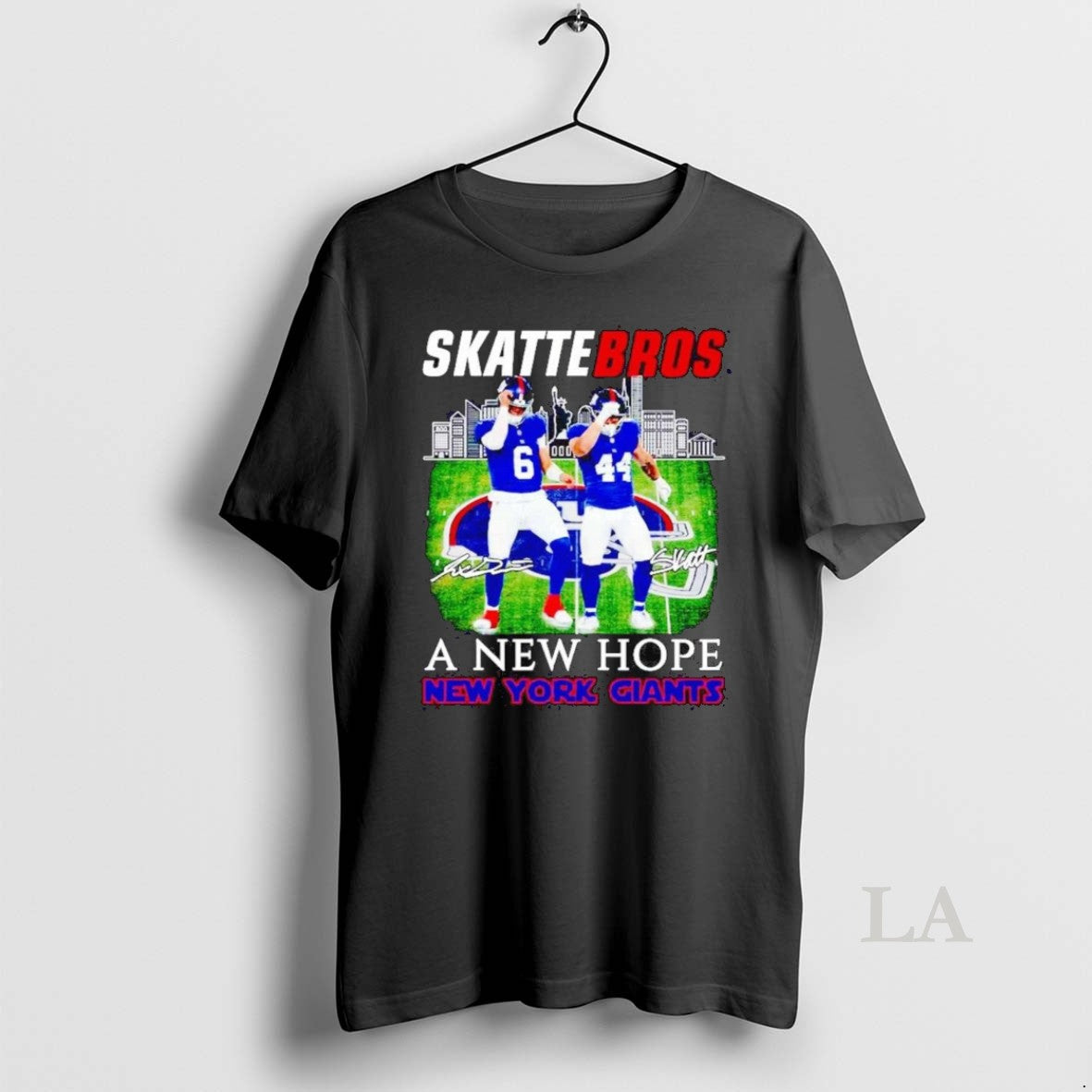 Original Cameron Skattebo And Jaxson Dart Skatte Bros A New Hope Ny Giants