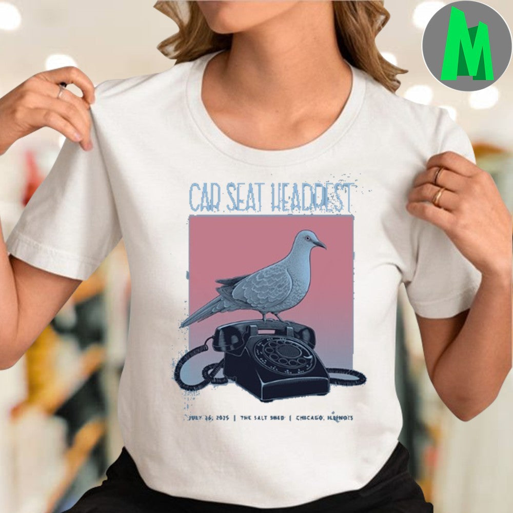 Original Car Seat Headrest July 26 2025 The Salt Shed Chicago Illinois Shirt Unisex