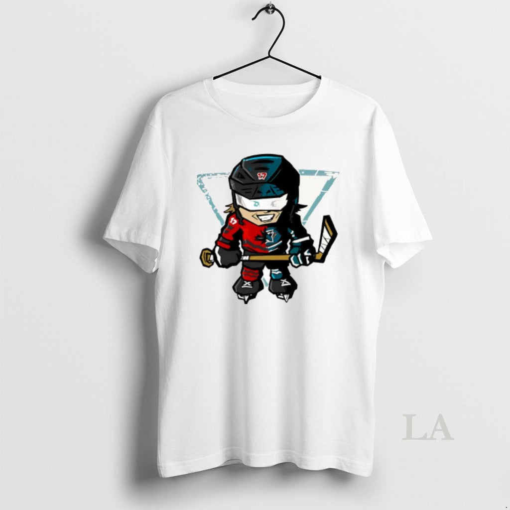 Original Chibi Hockey Player Team Canada San Jose Sharks Unisex