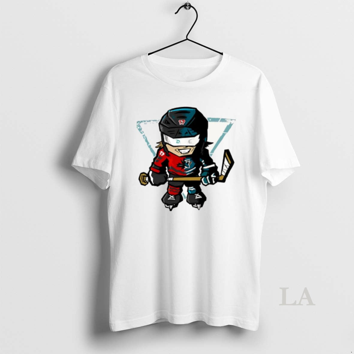 Original Chibi Hockey Player Team Canada San Jose Sharks Unisex