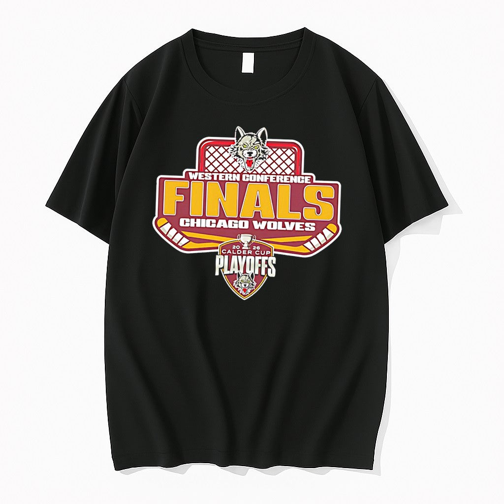 Original Chicago Wolves 2026 Western Conference Finals Tee Tshirts Jpg Unisex