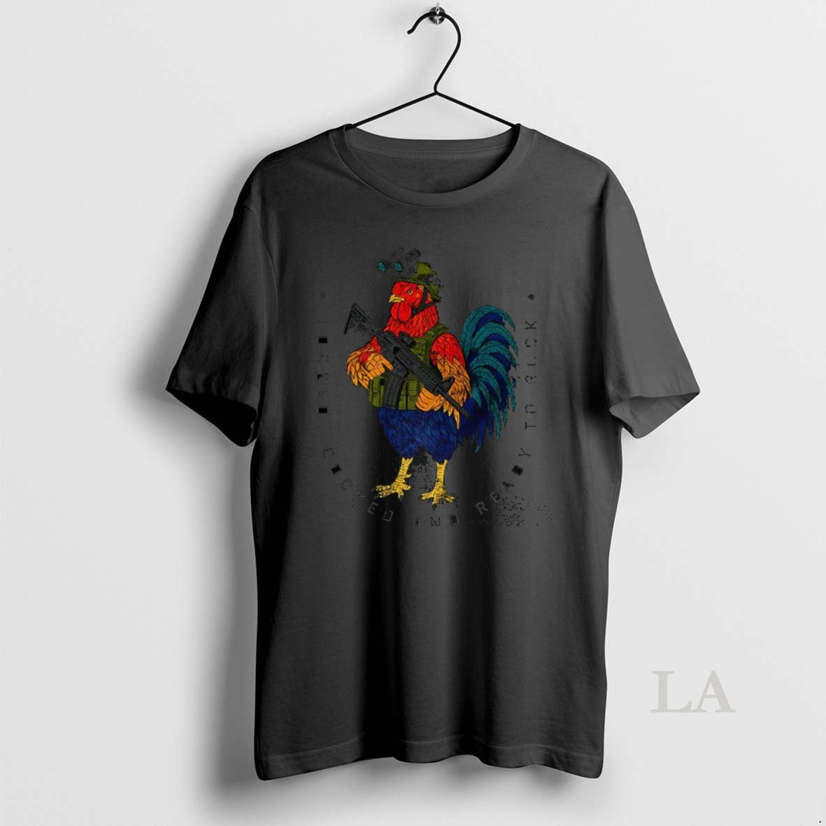 Original Chicken Locked Cocked And Ready To Rock