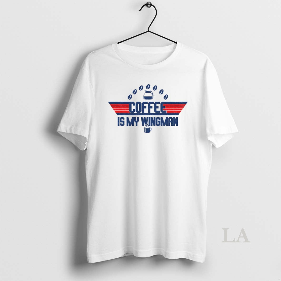Original Coffee Is My Wingman Top Gun Logo 2025