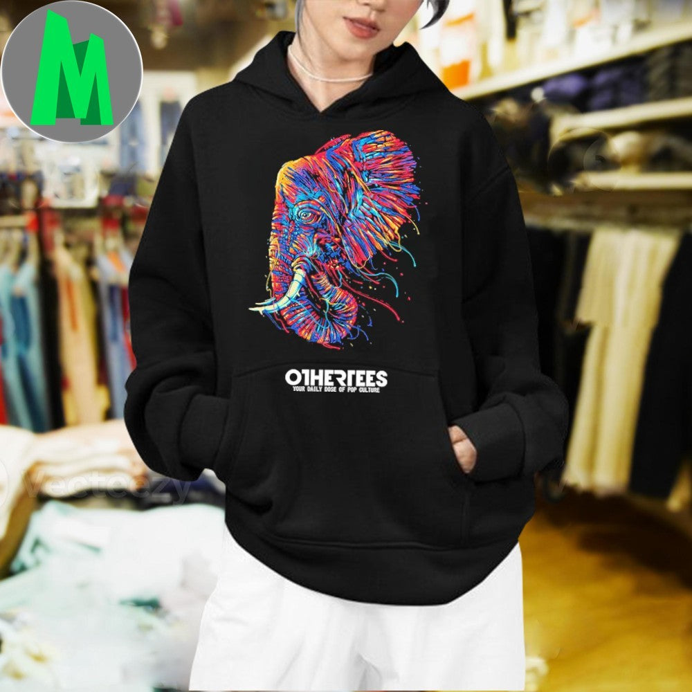 Original Colorful Elephant Your Daily Dose Of Pop Culture Shirt Unisex