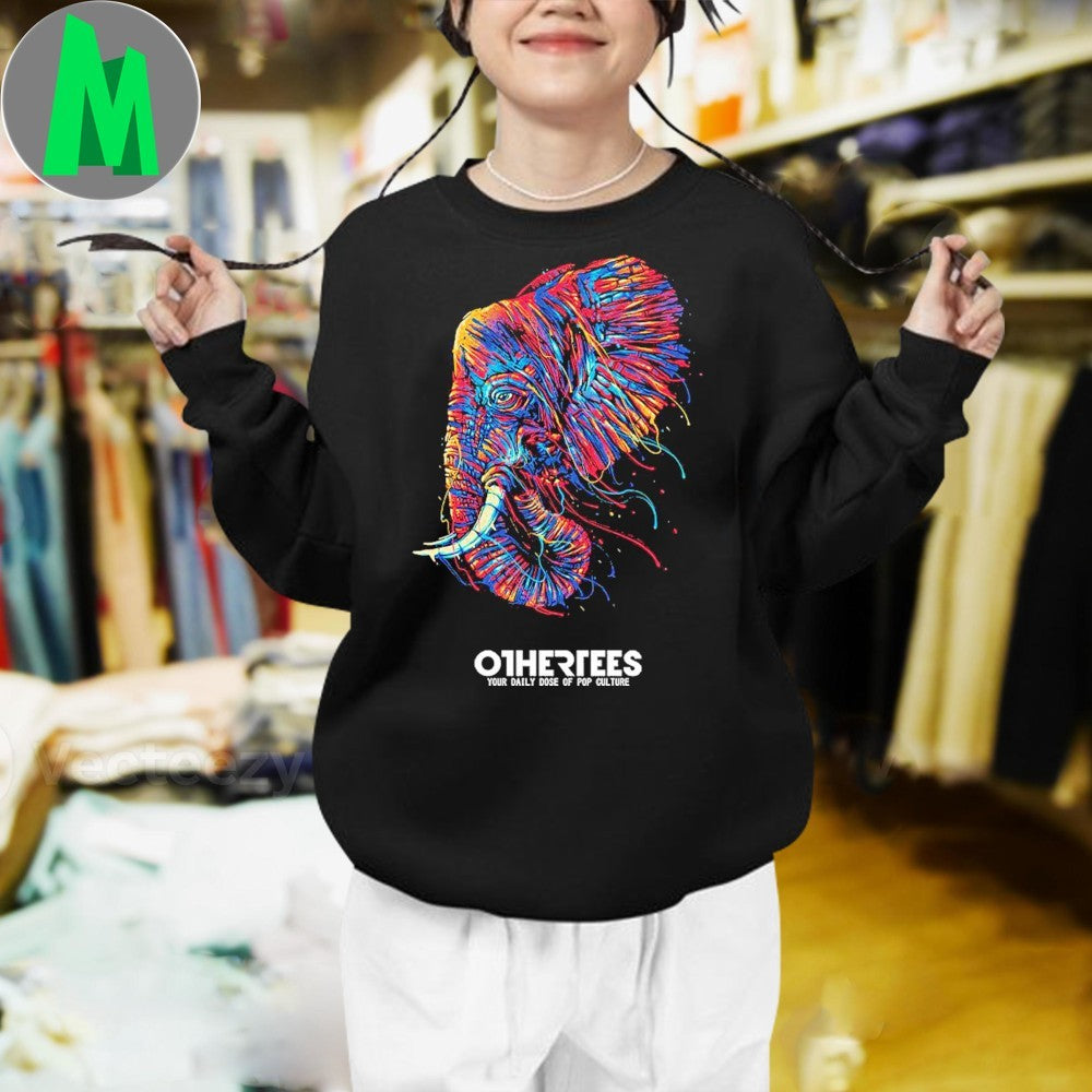 Original Colorful Elephant Your Daily Dose Of Pop Culture Shirt Unisex